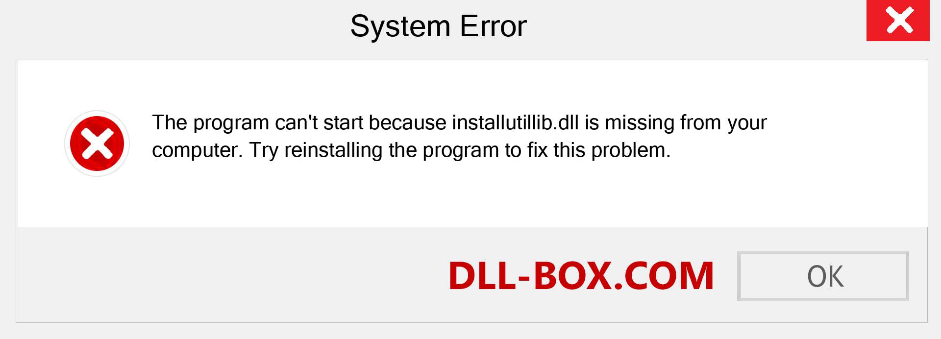  installutillib.dll file is missing?. Download for Windows 7, 8, 10 - Fix  installutillib dll Missing Error on Windows, photos, images